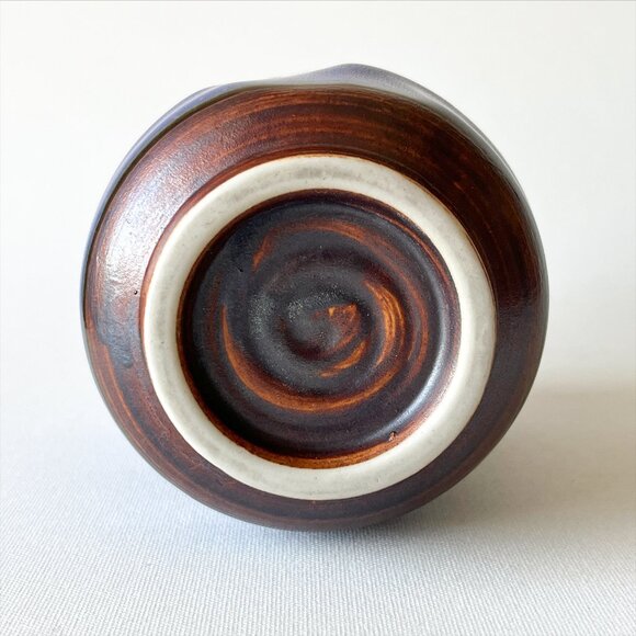 Yunomi Sushi Teacup Cobalt Blue Drip Glaze Art Pottery Ceramic Tea Cup Japan - Picture 3 of 6